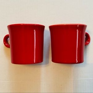 Set of 2 Mugs Fiesta Fiestaware HLC Scarlet Red